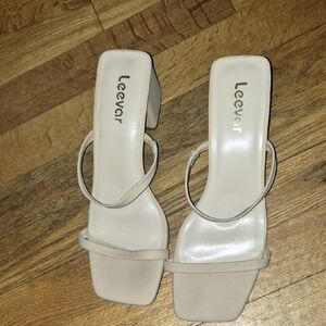 Lee Cream Strappy Women's Heels